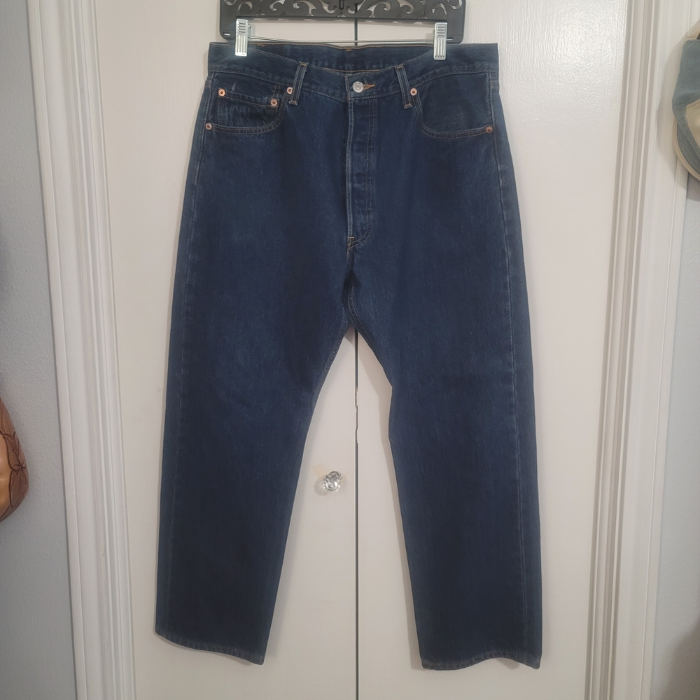 Levi's Men's Straight Dark Blue Jeans